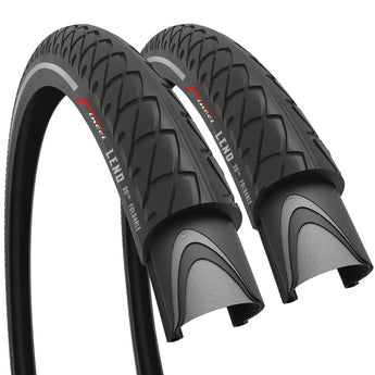 Fincci 26x1.95 reflective bike tire
