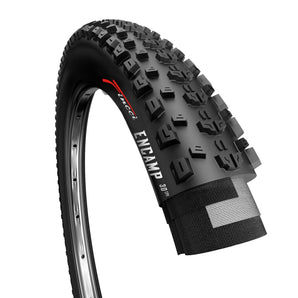 Fincci Encamp Bike Tire 26 x 2.25, Mountain Bike Tire Foldable 57-559 for Road MTB Dirt Offroad Bicycle