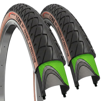 Fincci 26x1.95 tanwall skinwall bike tires