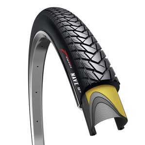 Fincci 700x35c Tire 37-622 Foldable 60 TPI City Commuter with Nylon Protection for Cycle Road Mountain MTB Hybrid Touring Electric Bike Bicycle