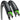Fincci 26x1.95 Bike Tire - Semi-Slick City 26 inch Bike Tires with 3 mm Nylon Puncture Proof - 50-559 Black Foldable Mountain Bike Tires - 26" Wheelset MTB for Electric, Folding, Road, Commuter Bikes